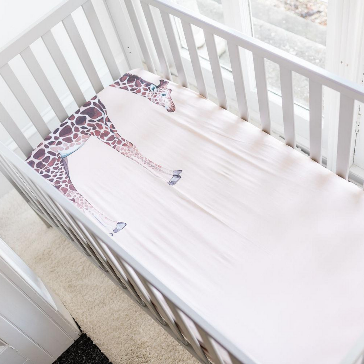 Giraffe and outlet elephant crib bedding