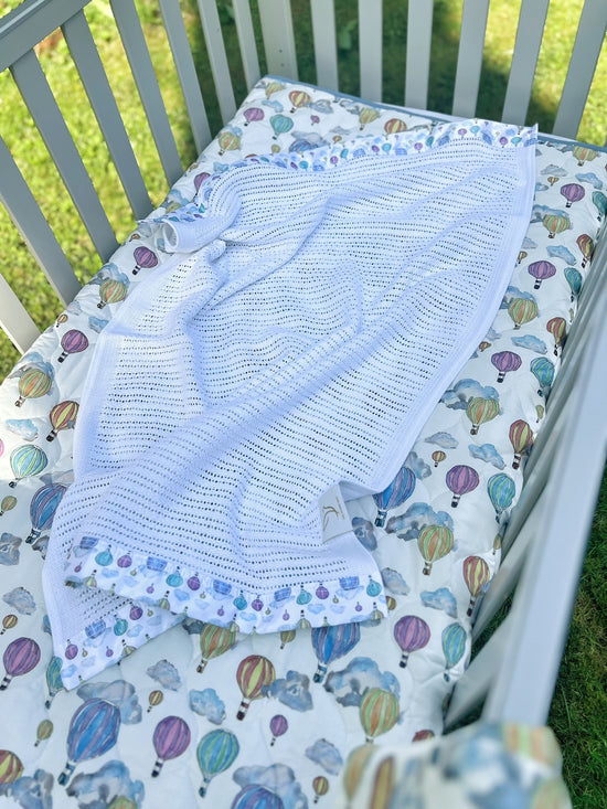 Cellular Baby Blanket - Balloon Festival