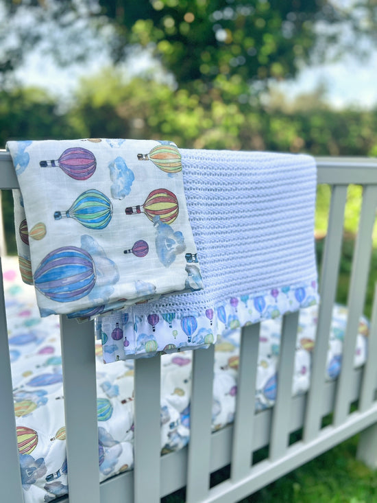 Cellular Baby Blanket - Balloon Festival