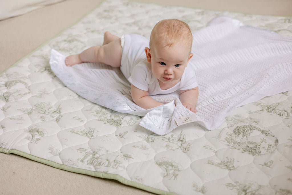 Safari Toile Quilted Playmat