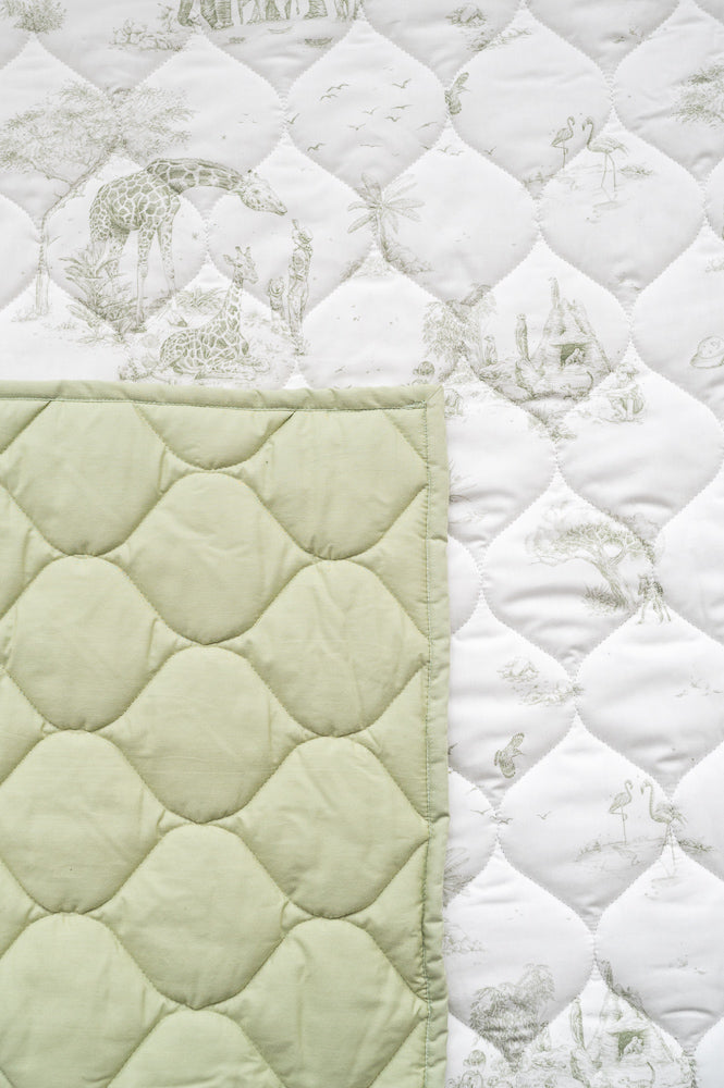 Safari Toile Quilted Playmat